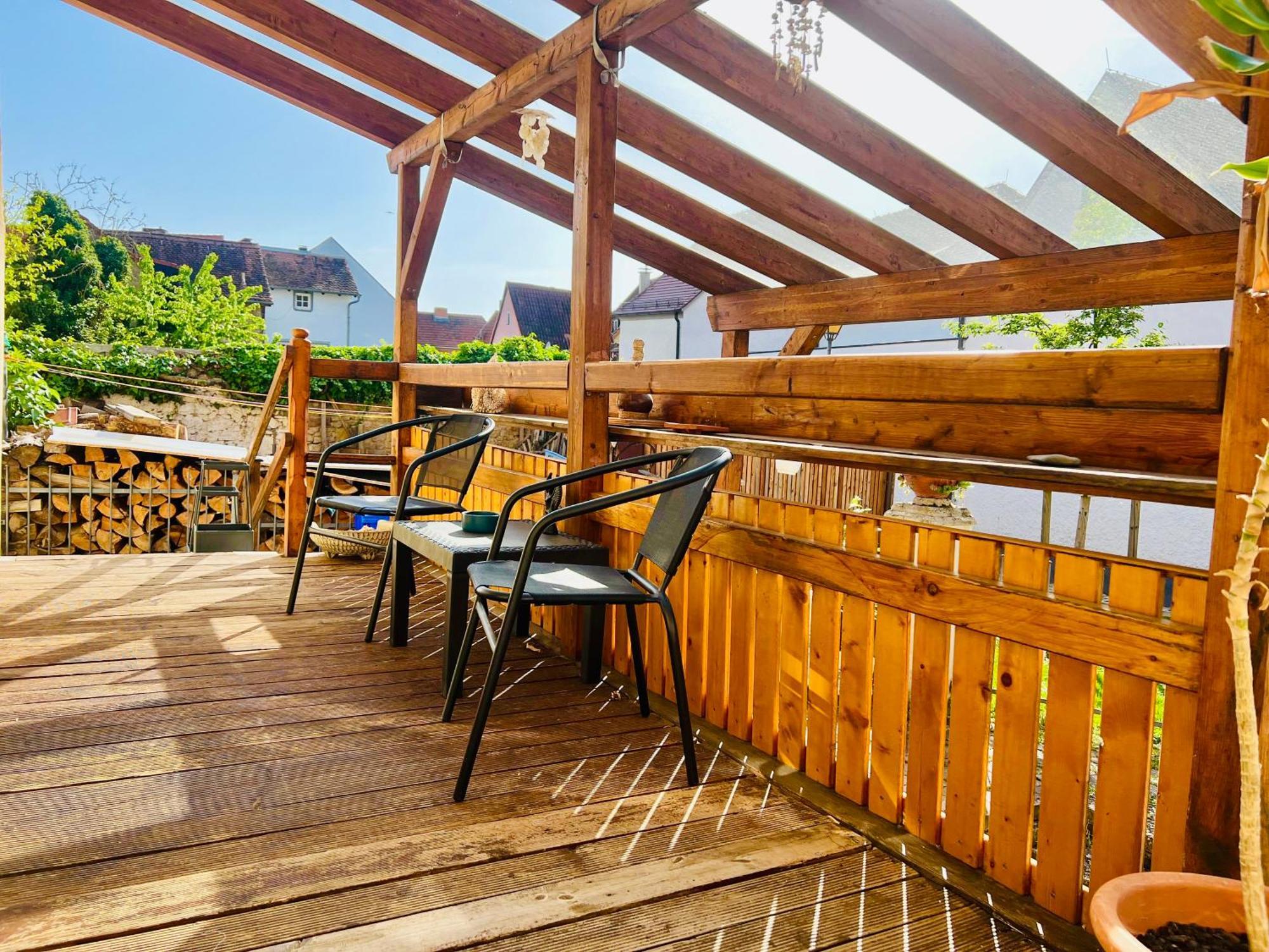 Altstadt Apartment Mit Terrasse Mainbernheim Exteriör bild